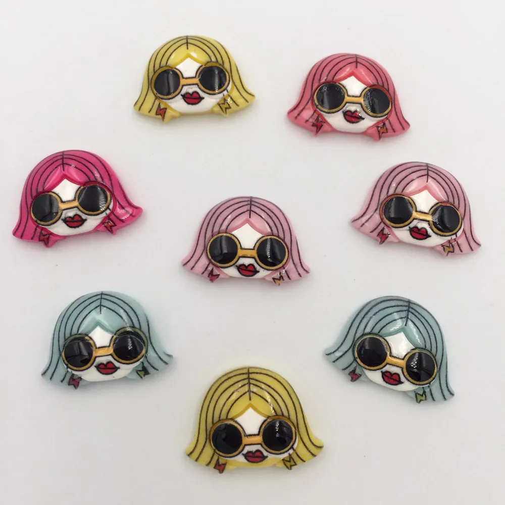 Новинка милая маленькая девочка из смолы 16 шт. украшения для дома аксессуары SF606 |