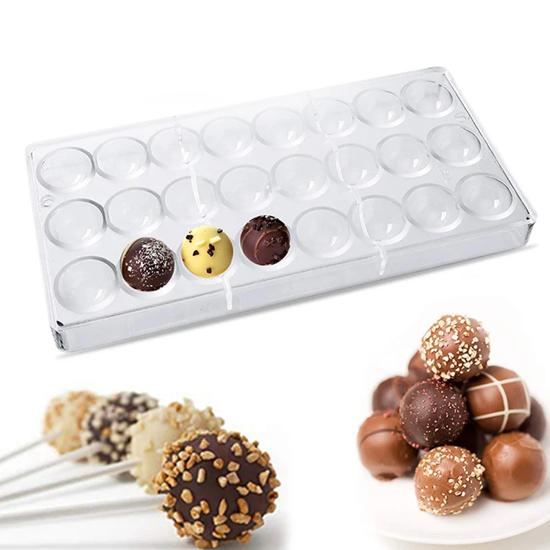 3D формы для шоколада прозрачные алмазные шарики изготовления конфет желе