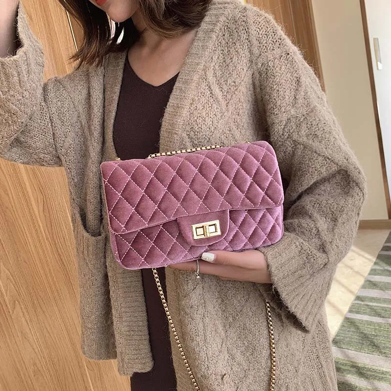 Сумки шопперы для женщин 2020 Высокое качество бархатные женские сумки из