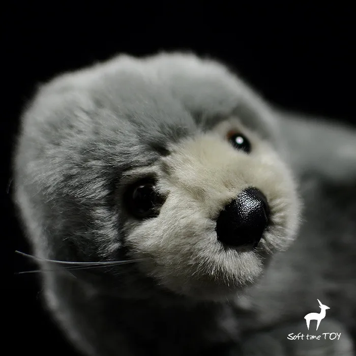 Мягкая серая кукла-Котик плюшевые игрушки для детей праздничные подарки милые |