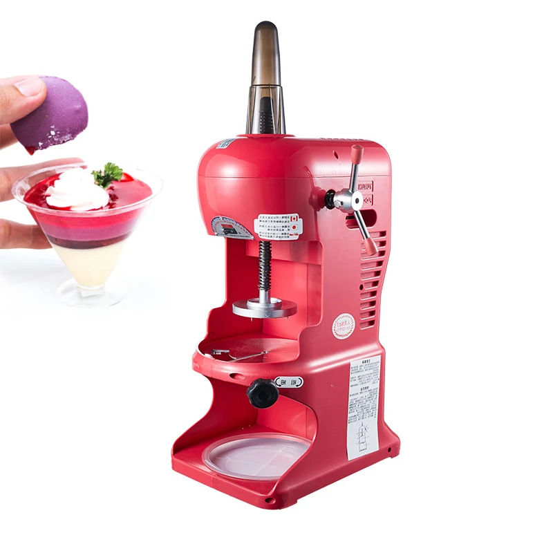 Machine  Snow Cone Maker Commercial Ice Shaving Machine Smoothie Sundaes Maker