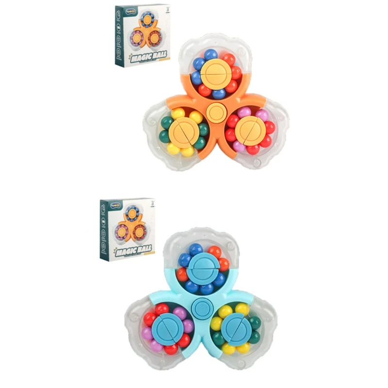 

Q9QB Rotary Gyro Fidget Puzzle for Anti-Stress Separation Appease Adults Kids Calm