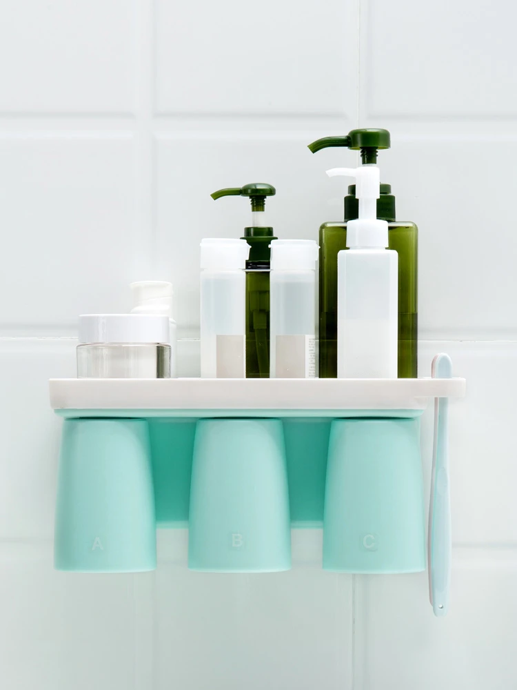 Bathroom Toothbrush Holder Multifunction High Capacity Place Toothpaste Accessories Convenient Dispenser | Дом и сад