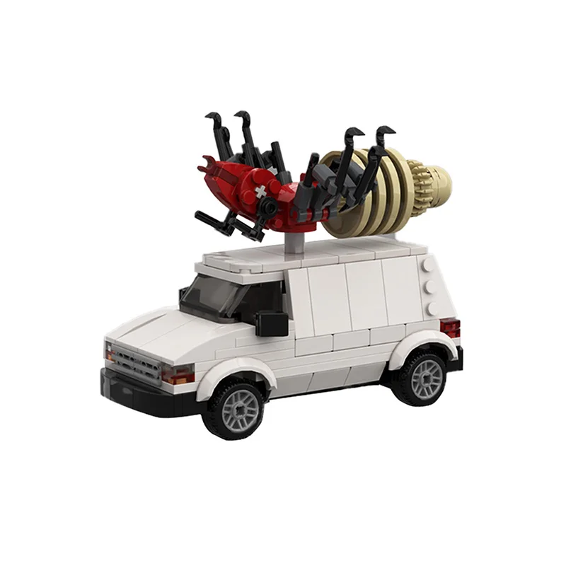 

MOC-79113 Bugabago Car Dead-Bug Vehicle City Model Building Blocks The Happy Life of The Hill Hill Family Bricks Toys