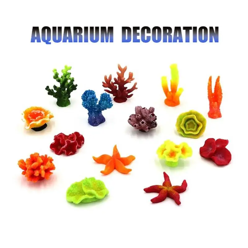 

2020 Aquarium Resin Coral Starfish Decoration Fish Aquarium Decoration Artificial Coral For Fish Tank Resin Ornaments Home Decor