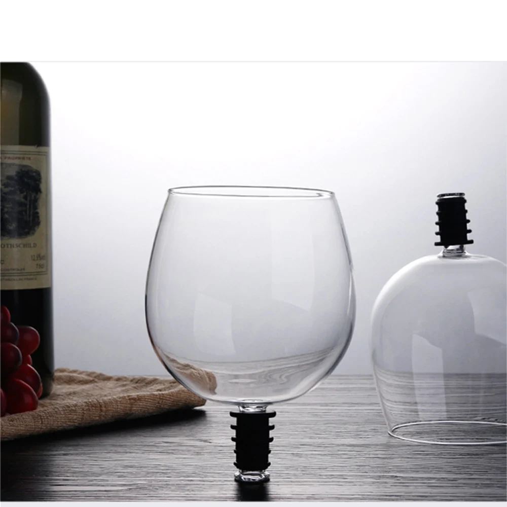 Творческий красное вино Стекло Бесплатная доставка Прозрачный прямой доступ к