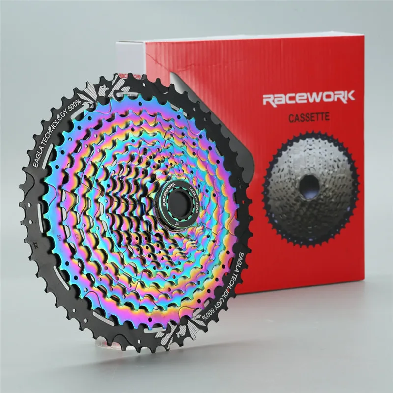 MTB 11-скоростная радужная группа 11-50T кассета переключателя заднего переключателя цепи 11s цветные комплекты для SRAM Shimano XT M8000.