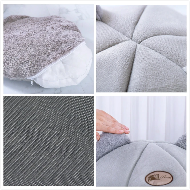 Милый домик для кошек плюшевая зимняя теплая кровать домашняя уютная щенков