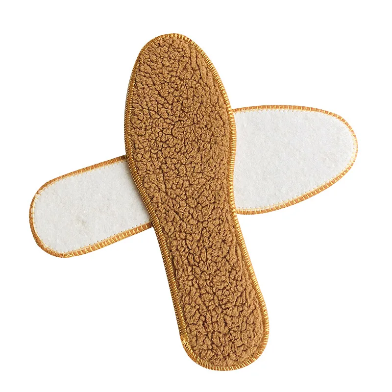 

Winter Warm Insoles For Shoes Men Women Imitating Alpaca Wool Velvet Deodorant time! Absorbent Breathable Plush Sports Insole