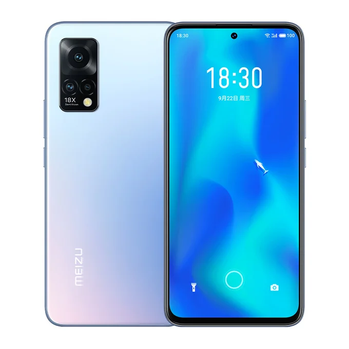 Мобильный телефон MEIZU 18X 5G Snapdragon 870 две SIM-карты 6 67 дюйма 120 Гц 8 ГБ/12 Гб ОЗУ 128 ГБ/256