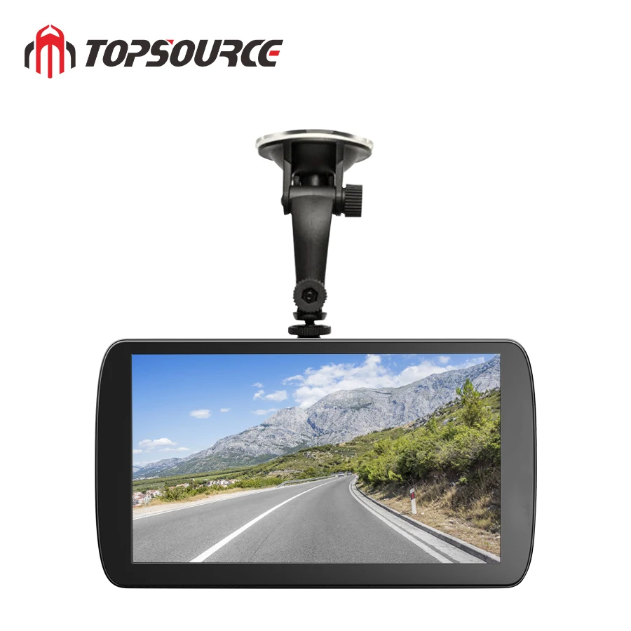 Автомобильный видеорегистратор TOPSOURCE 9 дюймов ANDROID 6 0 1 ГБ/16 ГБ Full HD 1080P камера GPS
