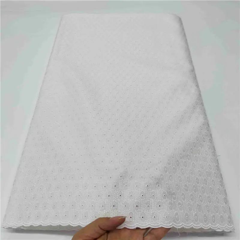 

African Dry Lace 5 Yards Embroidered Lace Fabric Satin Lace With High Quality 2021 African Cotton Lace Fabric For Wom ! HL30928
