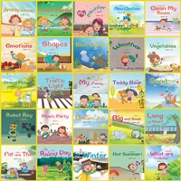 random 10 books 14x13 7cm picture books children baby english enlightenment color picture storybook age 0 6 baby story book