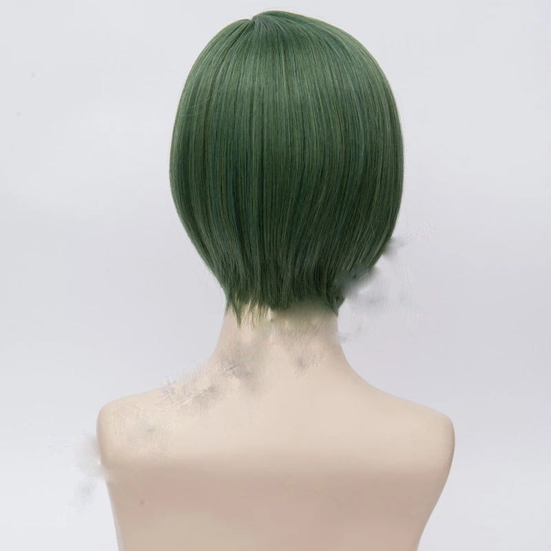 2020 New Hand Tour A3! Yuki Rurikawa Cosplay Wig Short Green Heat Resistant Synthetic Hair Pelucas Party Anime Costumes | Тематическая