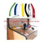 Аркадный шкаф длиной 20 м, ширина 18 мм, пластиковая Резиновая полоса, Т-образное формование, Grap машина, хромированный, желтый, черный, синий и т. д.