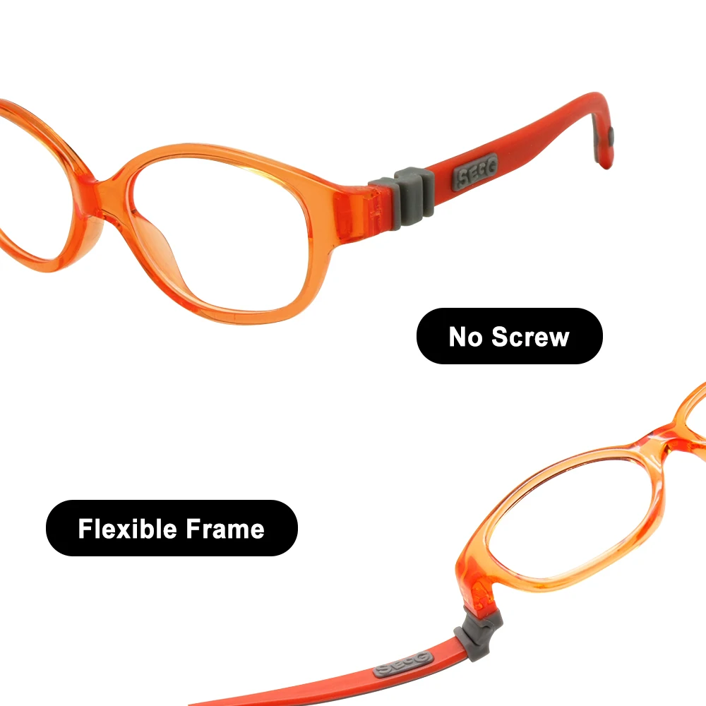 Детские очки размер 43 без винта гибкие силиконовые оптические оправы детские для