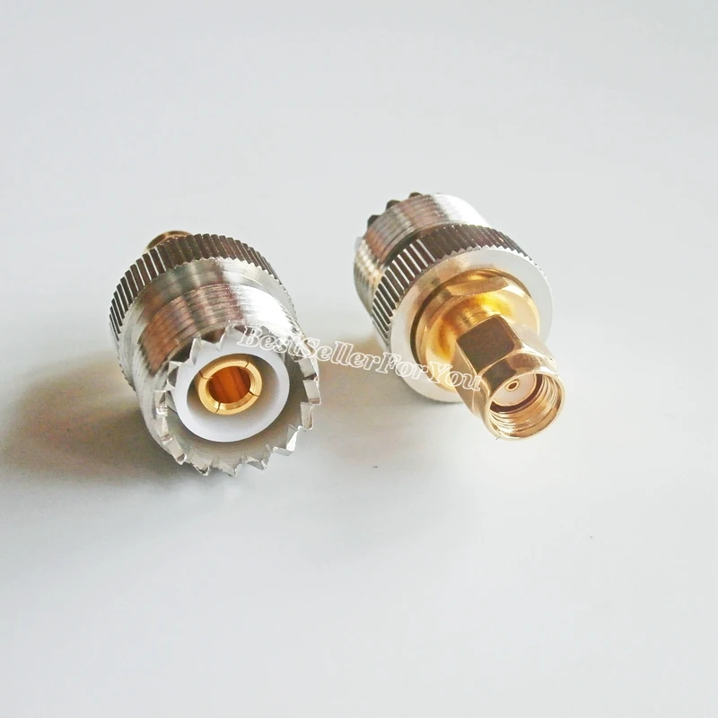1 шт. RP SMA Мужская стандартная розетка для UHF PL259 радиочастотный адаптер разъем