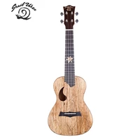 snailukes 23 inch ukulele snail bh 1c yukulele spalted maple wood hawaii guitar with bagtunercapopicksstrap
