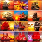 evershine 5D DIY Алмазная вышивка пейзаж полная площадь алмазная мозаика корабль вышивка крестом наборы картина стразы рукоделие