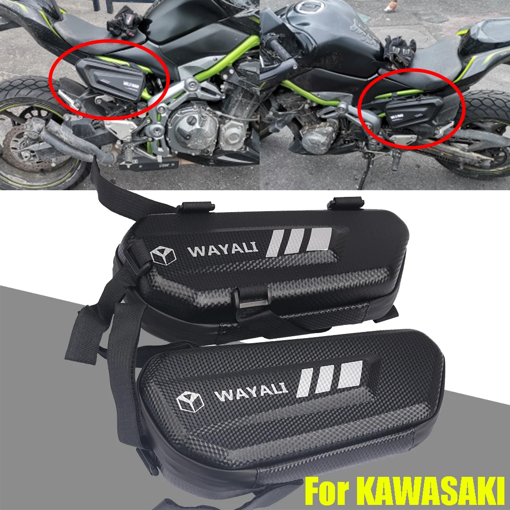 

For KAWASAKI Z900 Z900RS Z750 Z800 Z650 Z400 Z300 Z1000 Z1000SX NINJA 650 NINJA 400 Motorcycle Side Bag Waterproof Triangle Bag