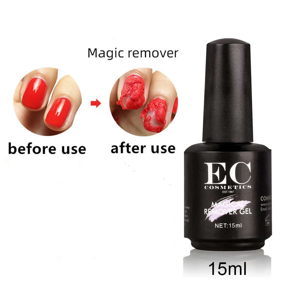 

15ml Remover Nail Gel Polish Burst Magic Nail Polish Remover 2min Fast Soak Off Sticky UV Polish Nail Degreaser Cleaner