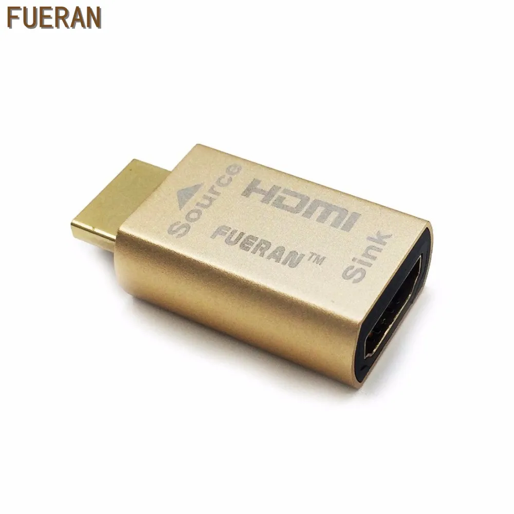 

FUERAN HDMI Pass-Through EDID Emulator for use with video splitters, Switches and Extenders