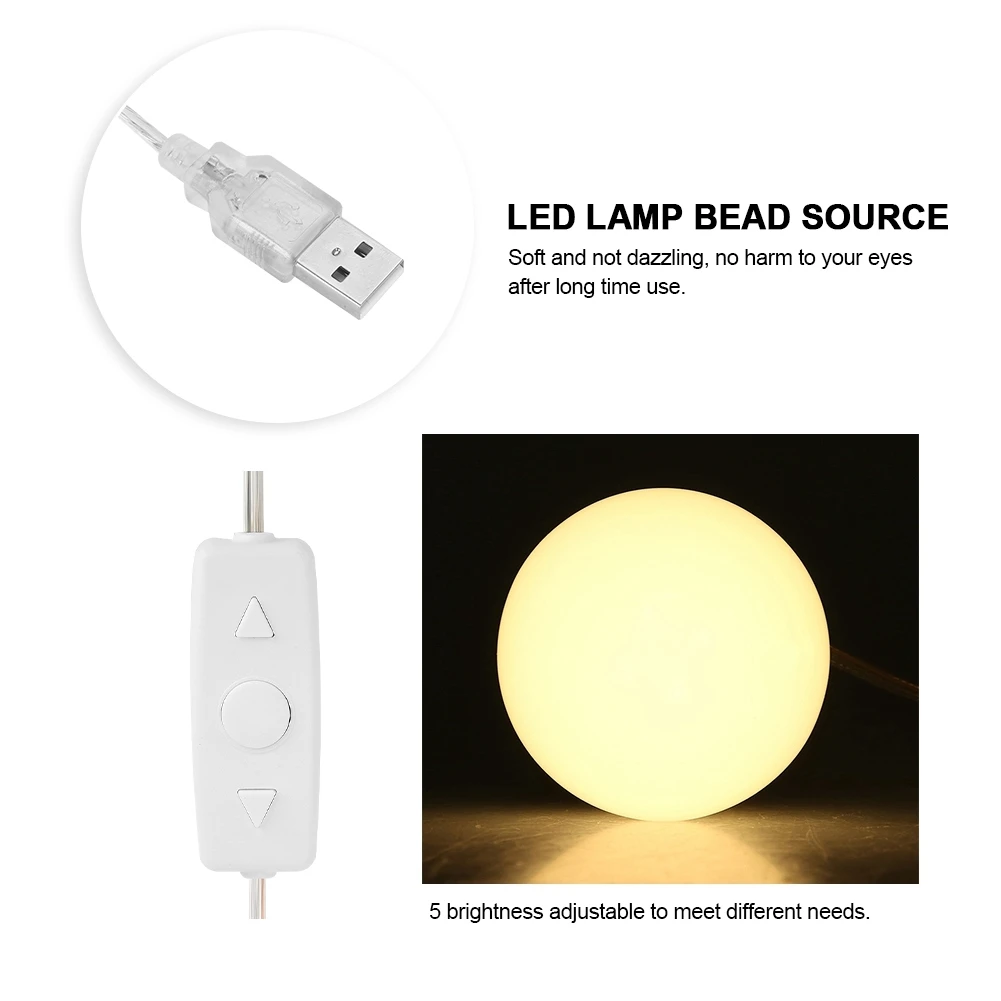 10 лампочек для зеркала макияжа голливудский светодиодный светильник с