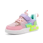 Кроссовки Детские сетчатые, дышащие, плоская подошва, Нескользящие, модная повседневная обувь для мальчиков и девочек, белые, на лето