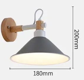 Макарон блеск Настенные светильники Современный простой современный креативный