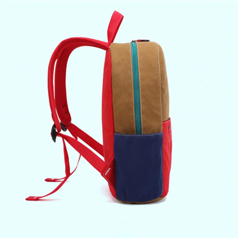 Simple Cartoon Children School Backpack Cute Light Hit Color Comfortable Canvas Schoolbag Kindergarten Backpack Bags Mochila