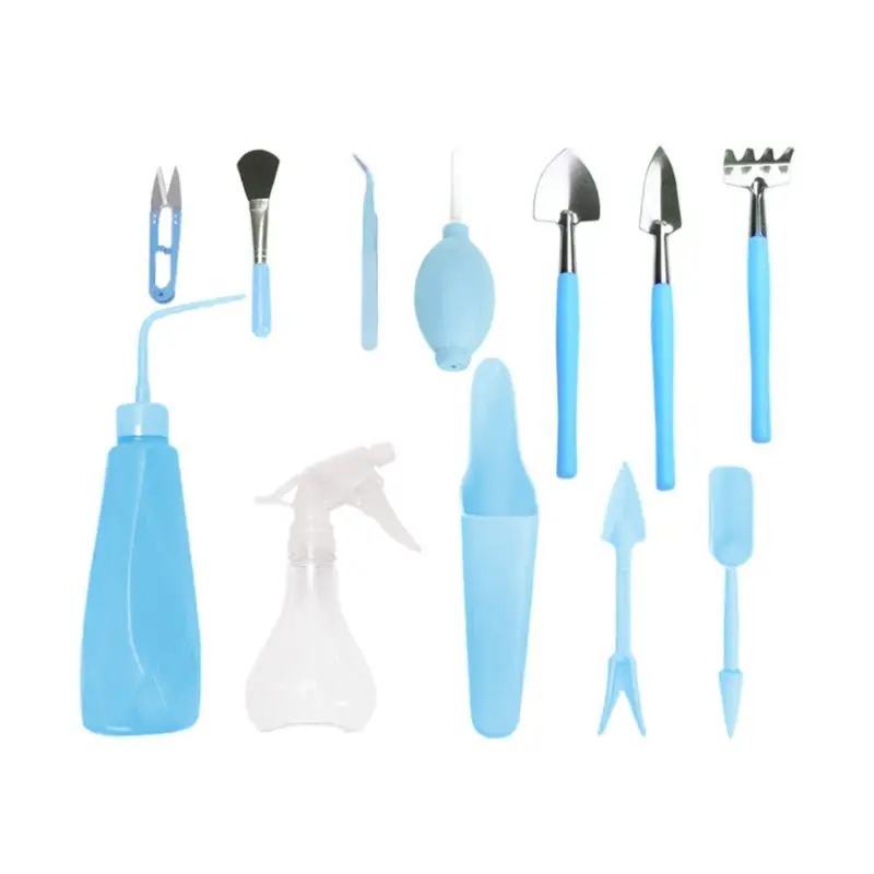 

Mini Garden Tools Sets Succulent Plants Bonsai Miniature Planting Flower Gardening Tools Combination Packages