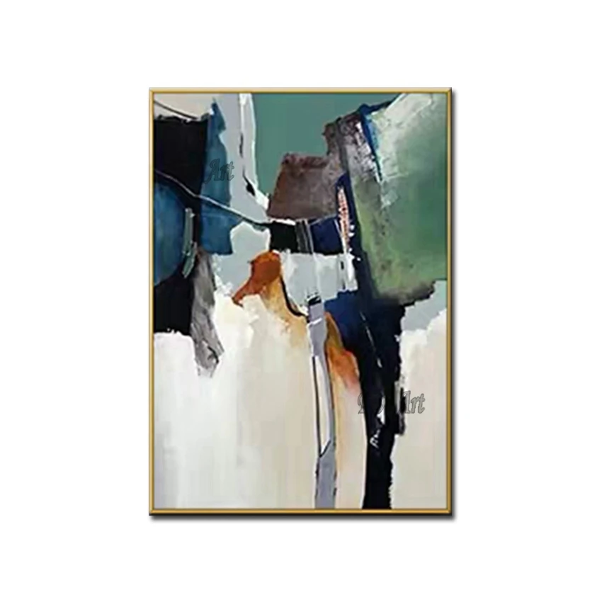 Abstract Pictures Hand Painted Oil Paintings On Canvas Modern Wall For Living Room Home Decoration No Framed | Дом и сад