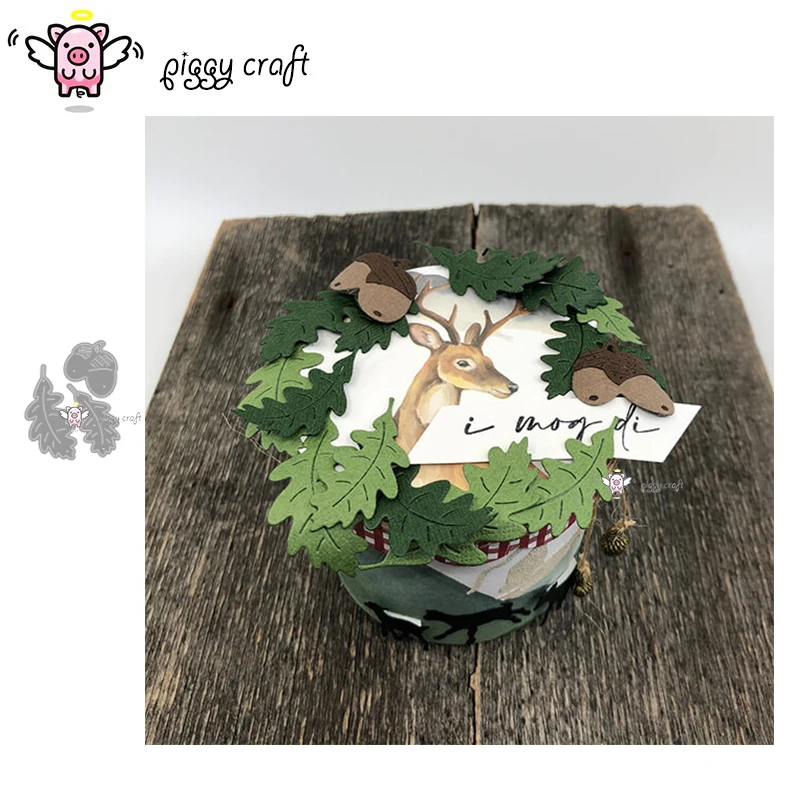 

Пресс-форма для резки металла свинья, для рукоделия, форма для высечки желудь, лист, украшение, скрапбук, бумага, ремесло, нож, форма, перфорат...