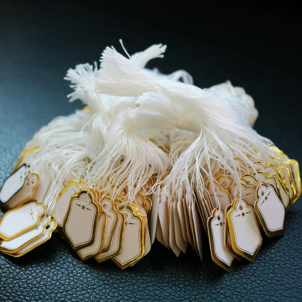 

500 шт., этикетки для ювелирных изделий