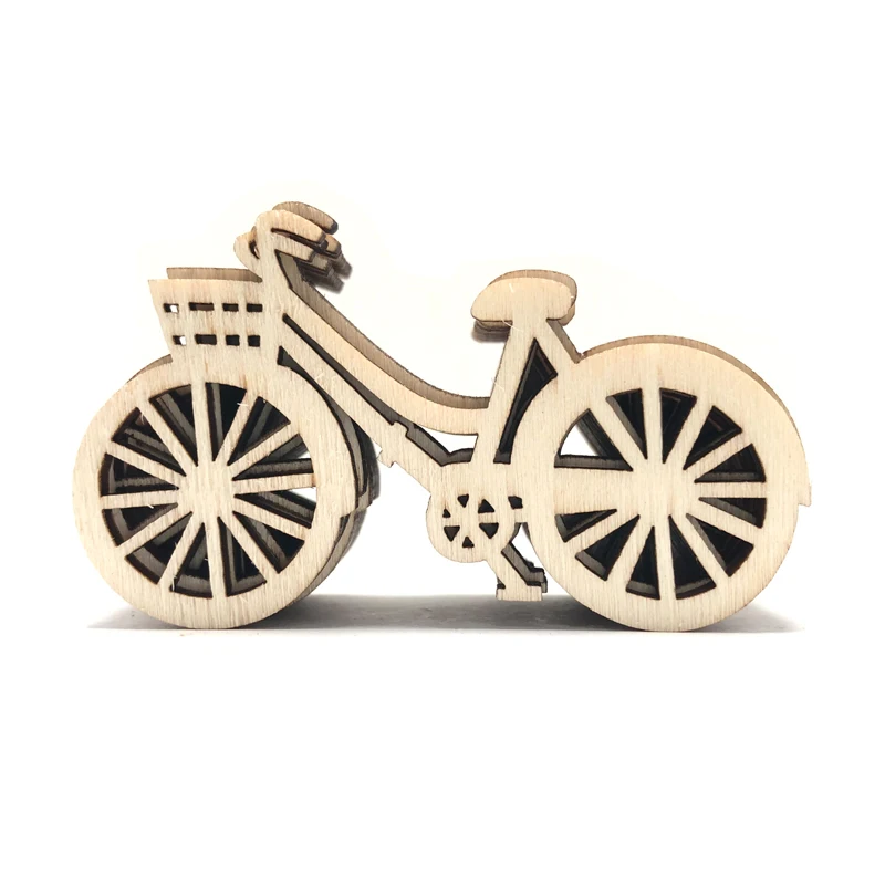 

10 шт., деревянные ремесла для украшения дома, 34 х60 мм