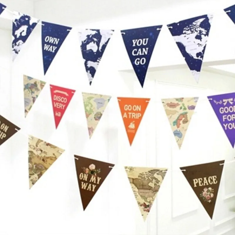 Винтаж из натурального джута флажки мешковины фотографии вечерние Свадебные