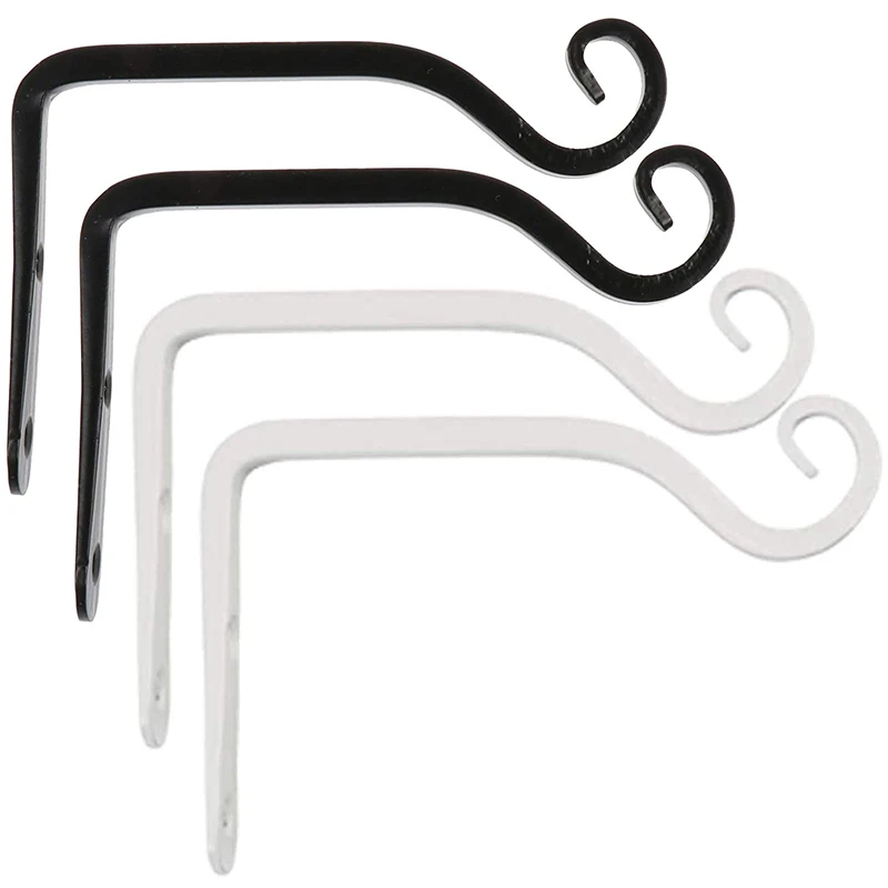 

4 шт. в упаковке настенные крючки можно повесить на заводской стенд-6 дюймов подставка для фонаря железа Антикварная вешалка для растений в п...