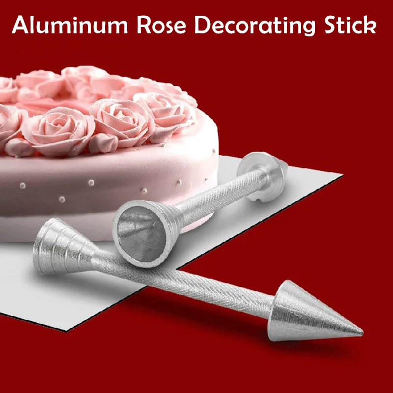 

1 Pcs Icing Flower Nail Stick Holder Cake Piping Rod Pastry Sticks Baking Cone Holder Icing Cream Roses Cake Decoration Tools