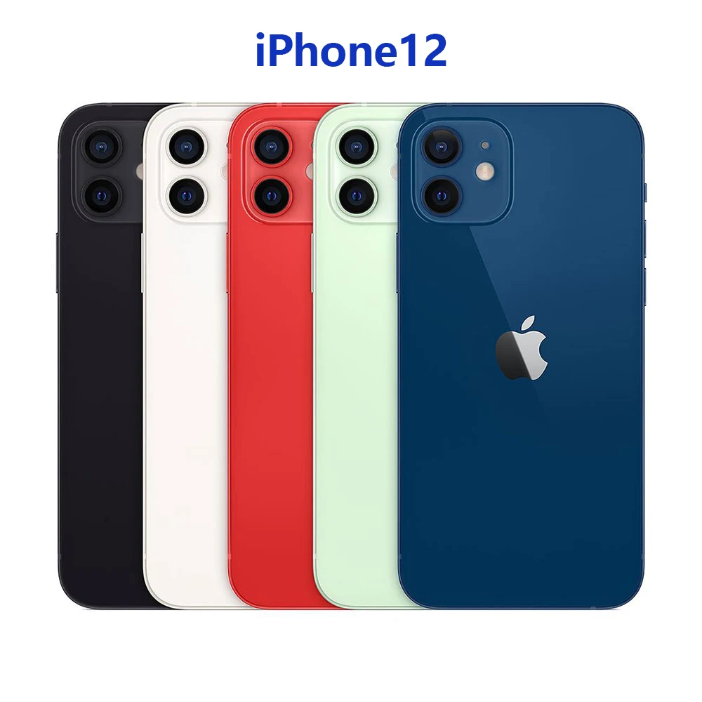 

Unlocked Original APPLE iPhone 12 Mobile Phone 6.1Inch 5G Cell Phones XDR Display 12.0MP Dual Camera A14 Bionic IOS Smartphone