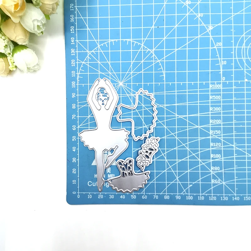 Julyarts 2019New Dancing Girl Metal Cutting Die Stencil for Scrapbooking Photo Album Paper Card Making Crafts Cut | Дом и сад