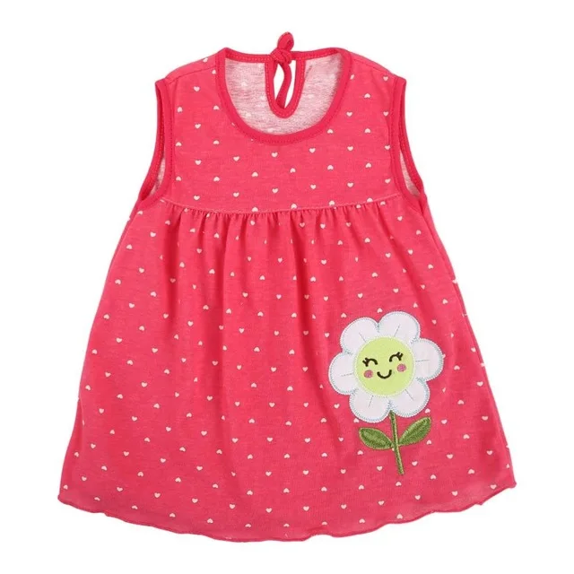 Женское платье без рукавов модная крутая одежда с принтом для маленьких девочек