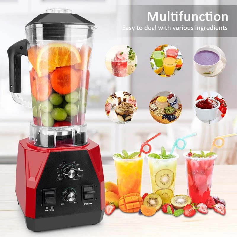 

BPA Free 2200W Heavy Duty Commercial Grade Blender Mixer Juicer High Power Food Processor Ice Smoothie Bar Fruit Blender