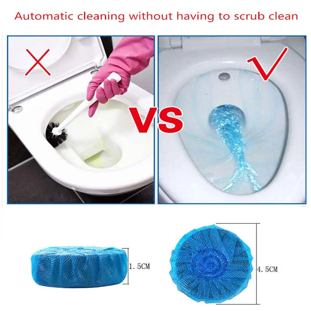 Лидер продаж синие пузыри для унитаза Автоматическая Промывка дух чистящее