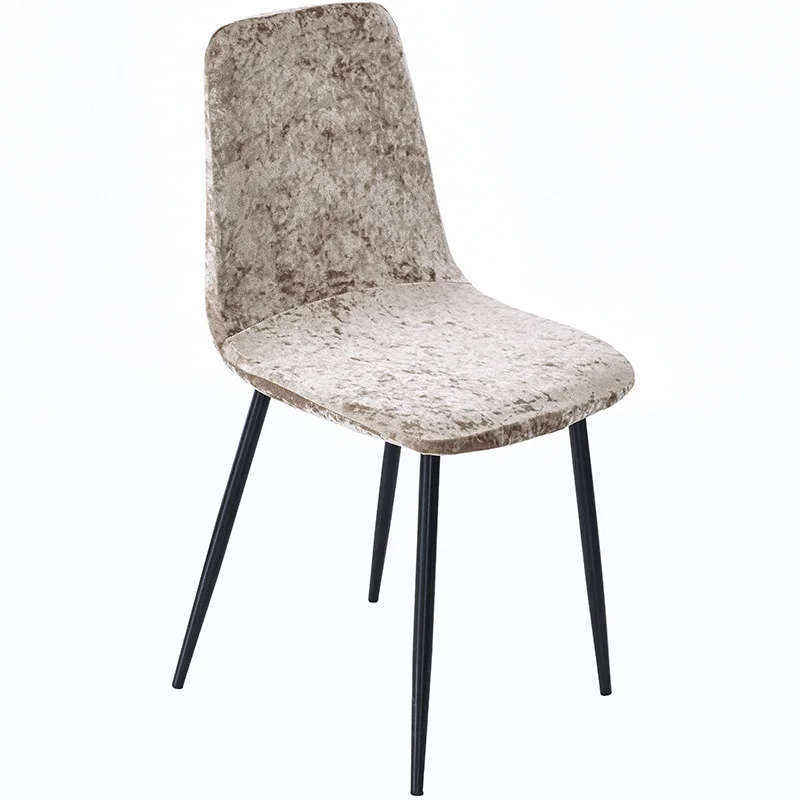 Современный блестящая бархатная ткань оболочки чехлы на стулья из фланели