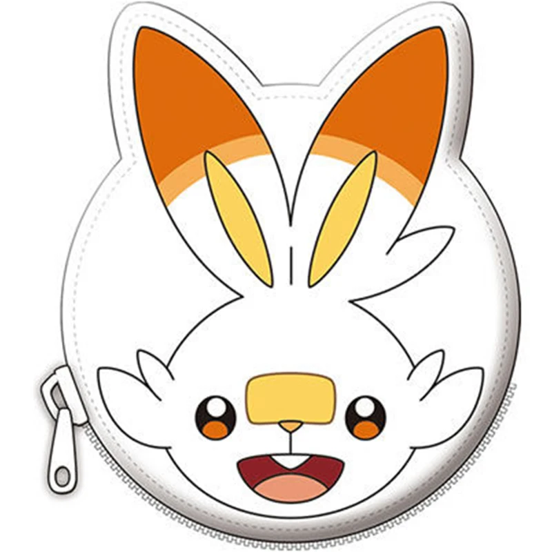 

Bandai Genuine Pokemon Sword and Shield Pikachu Eevee Scorbunny Grookey Sobble Action Figure Coin Purse