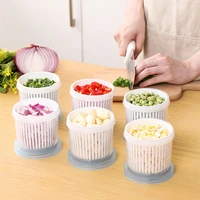 home plastic draining storage box fridge vegetable fruit food container hermetic spices jars with lid kitchen accessories