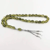 new style green sesame resin tasbih muslim prayer beads bracelet gift islamic jewelry arabic fashion misbaha