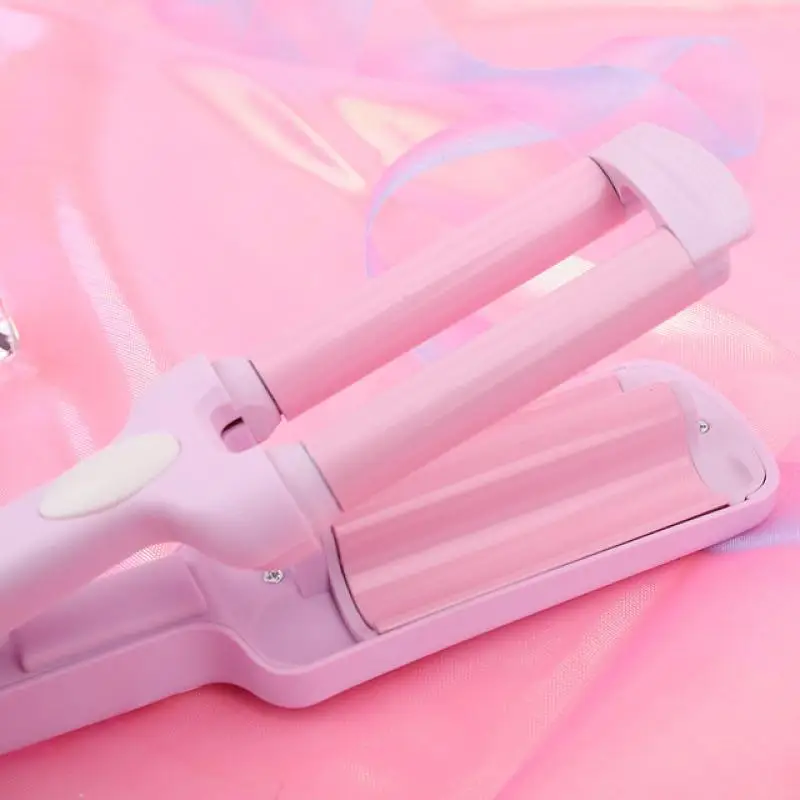 Модные мини-Волнистые щипцы для завивки волос 3 трубки Мультяшные мини