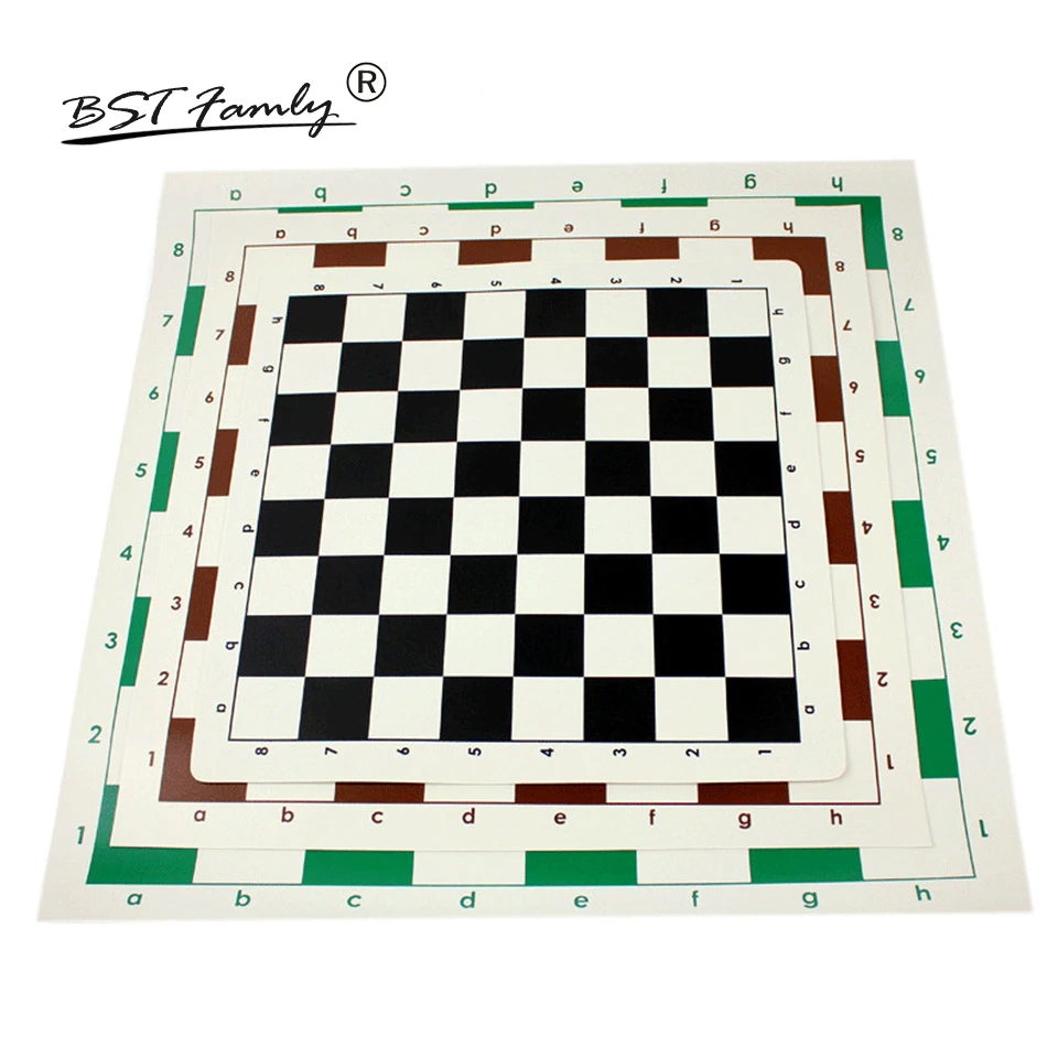 BSTFAMLY пластиковая шахматная игра 35/43/51 см доска 37/47/57 мм Шахматная Складная
