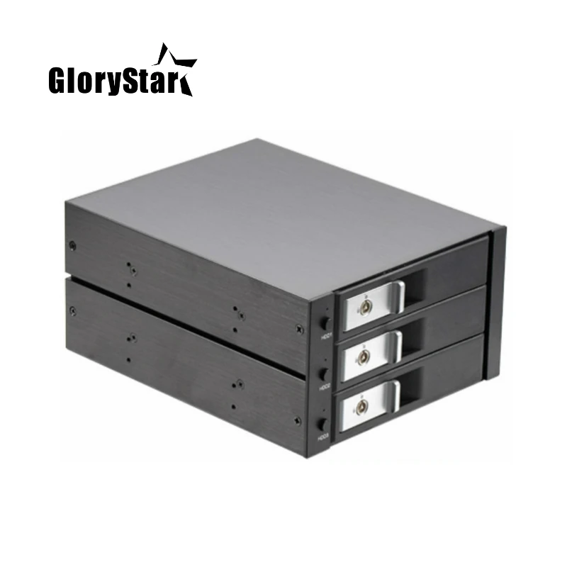 GloryStar 3*3 5 дюймов внутренний жесткий диск мобильный корпус для 2*5 25 &quotоптическая Pc